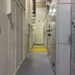 safe locker at storage facility